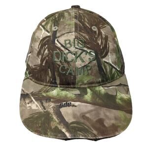 Panther Vision Big Dick's Camp Camo Baseball Cap Brown Green OS LED Lights Hat